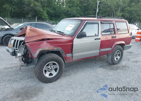 1999 Jeep Cherokee Classic/Sport from USA, damaged, VIN 1J4FF68S6XL675498